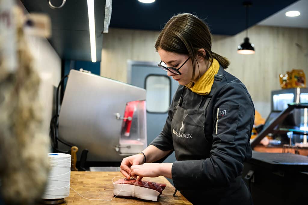 Maison Lacroix Boucherie Charcuterie Traiteur Saône-et-Loire 71 Bourgogne Paray-le-Monial Antoine Justin Maelys apprenti